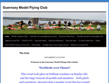 Tablet Screenshot of guernseymodelflyingclub.com